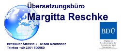 Übersetzungen vom Übersetzungsbüro Reschke