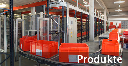Lagertechnik - Regale und Rollbahn-Module